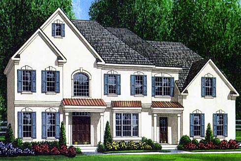 Eaton III French Manor Model - Burlington County, New Jersey New Homes for Sale