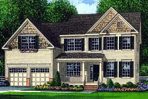 Model Solebury Grand American Farmhouse A