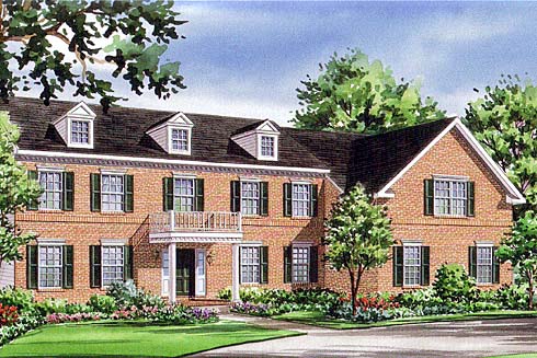 Carlton Colonial Model - Little Silver, New Jersey New Homes for Sale