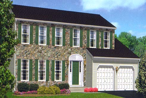 Quebec Colonial Model - Allentown, Pennsylvania New Homes for Sale