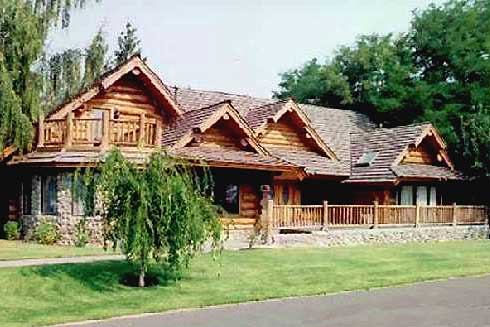 Model Log Home